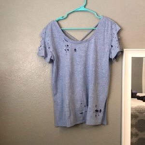Blue small shirt from free people boutique